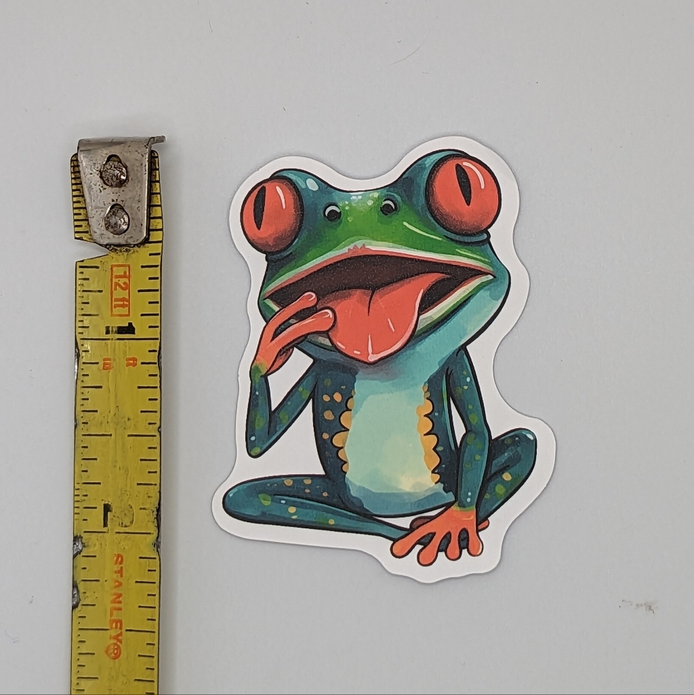 Frog Sticker - Picture 2 of 2